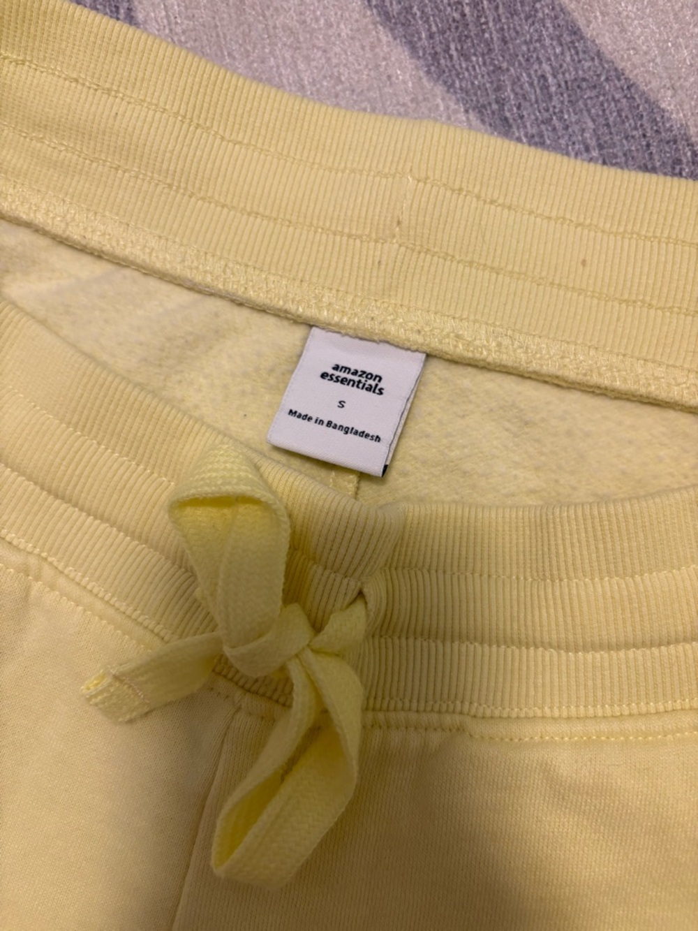 Yellow Drawstring Sweatpants - Picture 3 of 4
